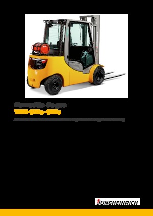 Lpg ön forkliftler Jungheinrich TFG 425s