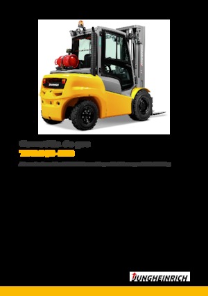 Lpg ön forkliftler Jungheinrich TFG S50