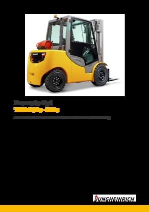 Lpg ön forkliftler Jungheinrich TFG S50s