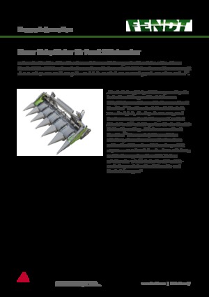 Biçerdöver mısır tablası Fendt CornFlow 8Reihen 70cm