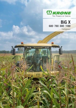 Combine harvesters maize pickers Krone XCollect 600-3