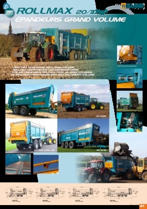 Manure spreaders Rolland RX 6325