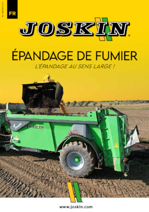 Manure spreaders Joskin TORNADO T5513/14V