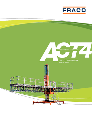 Mast Climbing Work Platforms Fraco ACT 4