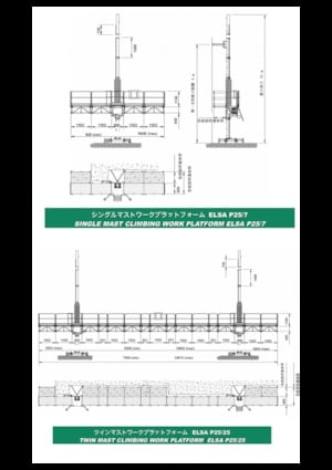 Mast Climbing Work Platforms Electroelsa ELSA P25