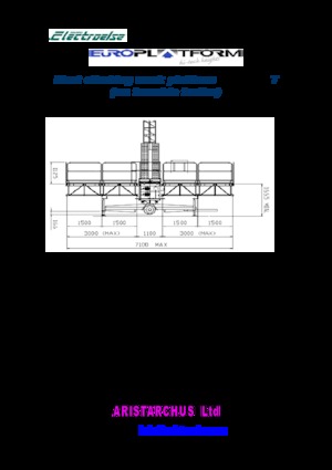 Mast Climbing Work Platforms Electroelsa EP-3125T