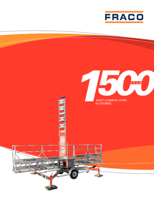 Mast Climbing Work Platforms Fraco FRSM 1500