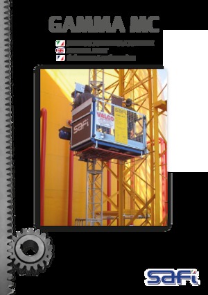 Industrial hoists Safi GAMMA MC/PC