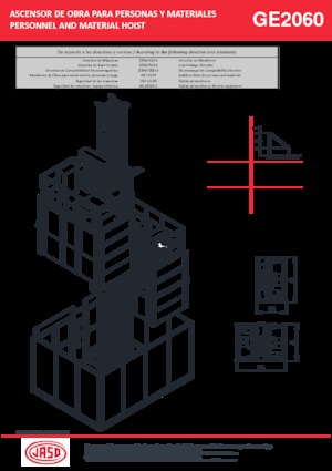 Endüstriyel asansörler Jaso GE2060