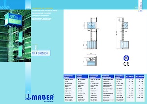 Industrial hoists Maber MB A 2000/150-R