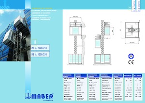 Industrial hoists Maber MB A 3200/250