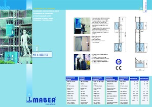 Industrial hoists Maber MB A 800/150