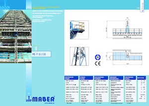 Mast Climbing Work Platforms Maber MB P 01/150 
