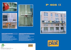 Mast Climbing Work Platforms Piat P 405 S CE