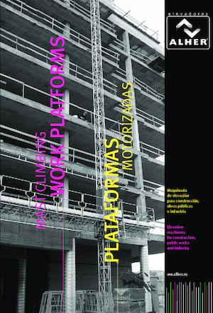 Direk tırmanma çalışma platformları Elevadores Alher PM 210