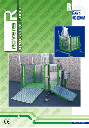 Mast Climbing Work Platforms Rovers R Geko 650 M/P