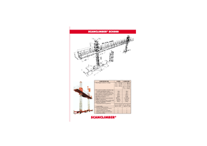 Mast Climbing Work Platforms Scanclimber SC 4000 D