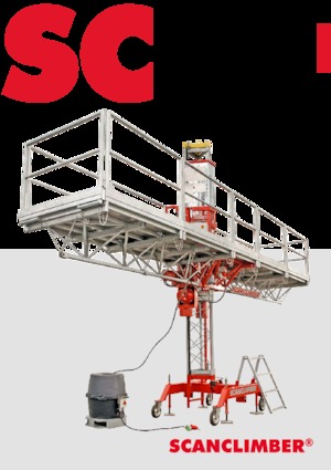 Mast Climbing Work Platforms Scanclimber Educa SC1000