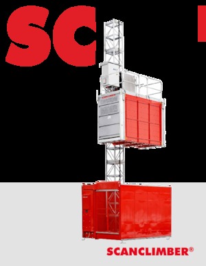 Endüstriyel asansörler Scanclimber Wega SC2032-65H