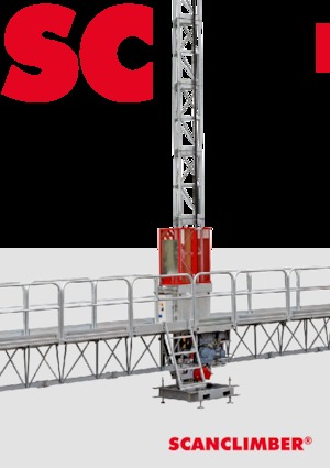Mast Climbing Work Platforms Scanclimber Luna SC3500L