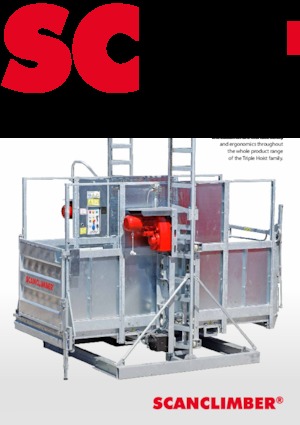 Endüstriyel asansörler Scanclimber SC8M