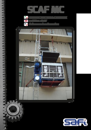 Endüstriyel asansörler Safi SCAF MC/PC