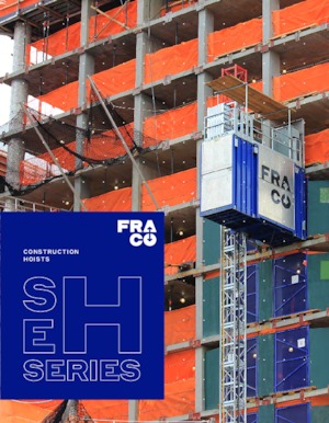 Mast Climbing Work Platforms Fraco SEH 6000