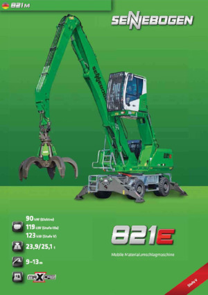 Material Handlers Sennebogen 821M E 