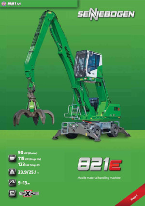 Material Handlers Sennebogen 821M E 