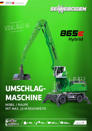 Material Handlers Sennebogen 865M E Hybrid 