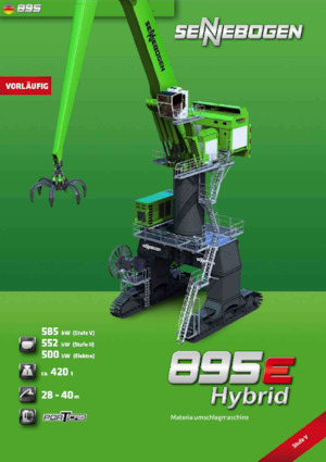 Malzeme İşleyiciler Sennebogen 895M E Hybrid  