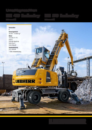 Material Handlers Liebherr LH 40 C Industry Litronic