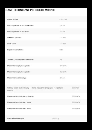 Malzeme İşleyiciler Caterpillar MH3250