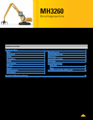 Malzeme İşleyiciler Caterpillar MH3260