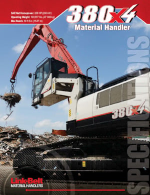 Material Handlers Link-Belt 380 X4 MH