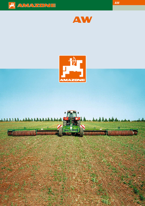 Meadow and field rollers Amazone AW 9400