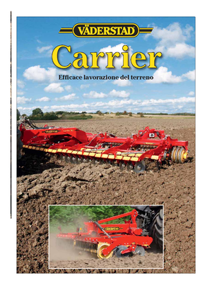 Disc-zinc harrow Väderstad Carrier 300
