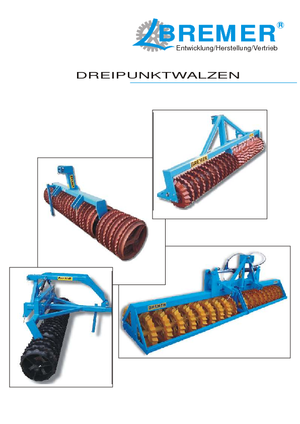 Meadow and field rollers Bremer CW 300/50