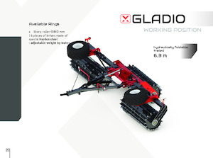 Meadow and field rollers Expom® Gladio 6.3