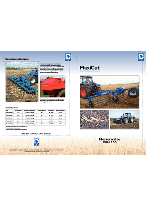 Çayır ve tarla makaraları DAL-BO MaxiCut 200