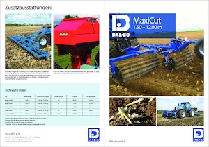 Çayır ve tarla makaraları DAL-BO MaxiCut 150