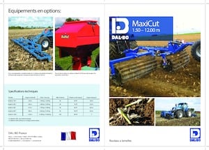 Çayır ve tarla makaraları DAL-BO MaxiCut 150