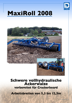 Meadow and field rollers DAL-BO MaxiRoll 760