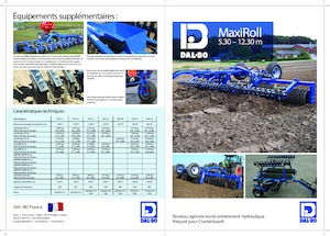 Meadow and field rollers DAL-BO MaxiRoll 830