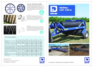 Meadow and field rollers DAL-BO MiniMax 450 CB