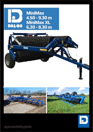 Meadow and field rollers DAL-BO MiniMax 530 CB