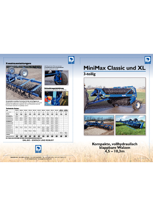 Meadow and field rollers DAL-BO MiniMax Classic 12.3 XL