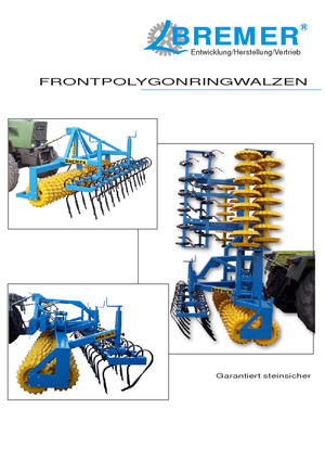 Çayır ve tarla makaraları Bremer PGS 300 EV