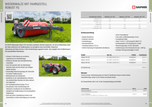 Meadow and field rollers Saphir Robust 251 FG 
