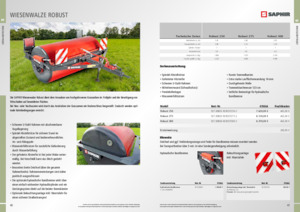 Meadow and field rollers Saphir Robust 250 